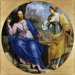 Christus und die Frau von Samaria am Brunnen, 1648